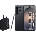گوشی موبایل سامسونگ مدل Galaxy S26 Ultra دو سیم‌کارت ظرفیت 256 گیگابایت و رم 12 گیگابایت - ویتنام - به همراه شارژر 50 وات دو پورت سامسونگ