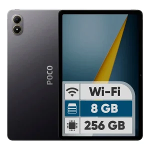 تبلت 12.1 اینچ شیائومی مدل Poco Pad M1 Wi-Fi، ظرفیت 256 گیگابایت و رم 8 گیگابایت، رزولوشن دوربین 8 مگاپیکسل، پشتیبانی از قلم و کیبورد