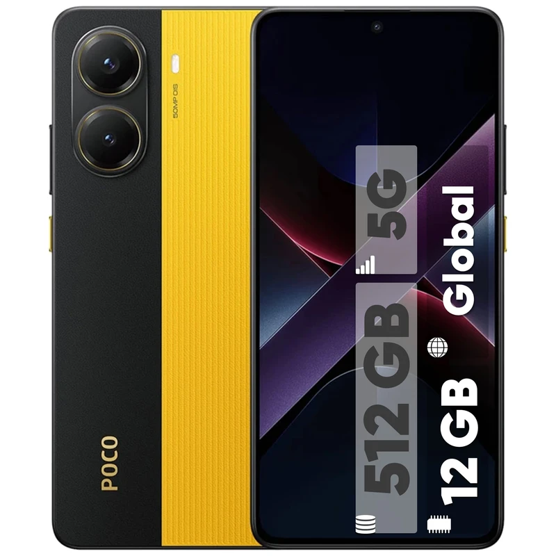 24 گوشی موبایل شیائومی مدل Poco X7 Pro دو سیم کارت ظرفیت 512 گیگابایت و رم 12 گیگابایت - گلوبال - Image 1